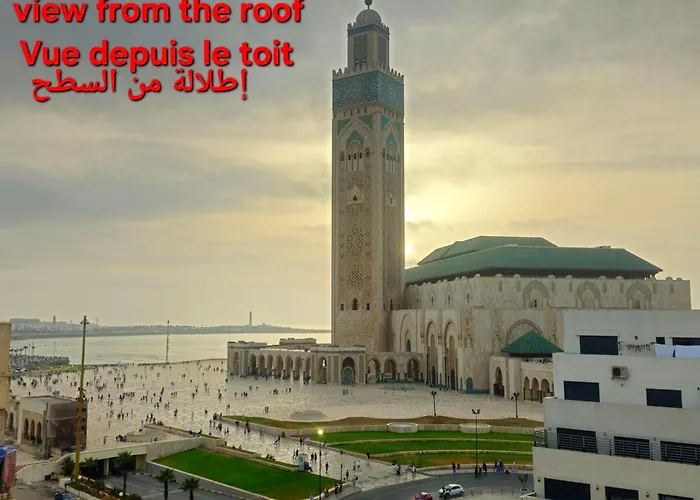 Hassan II Mosque View Luxury Apartment